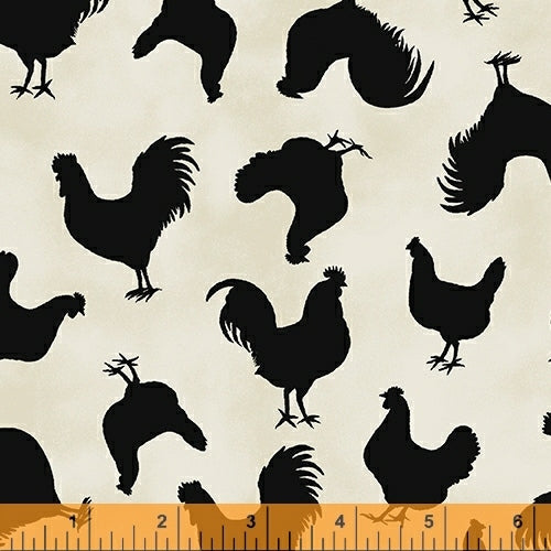 Les Poulets Encore by Whistler Studios : Poulets in Cream : Windham