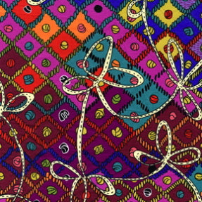 The Bee's Knees by Terrie Mangat : Knots in Blue : Free Spirit