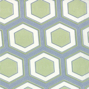 V & Co : Simply Style : Striped Hexagons 10810-19 : Moda