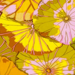 Kaffe Fassett : Lotus Leaf Yellow : Free Spirit
