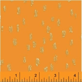 Heavy Metal by Whistler Studios : Pumpkin : Windham Fabrics