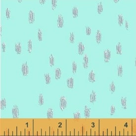 Heavy Metal by Whistler Studios : Aqua : Windham Fabrics