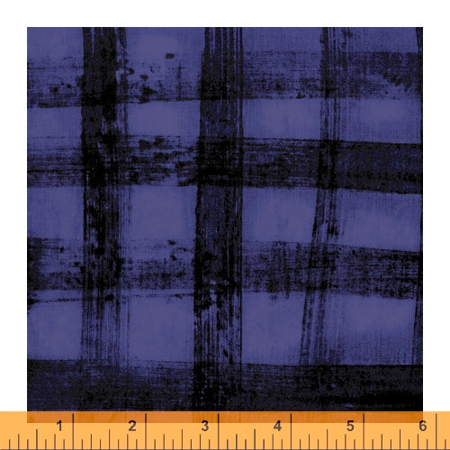 The Blue One by Marcia Derse : Plaid in Blueberry : Windham