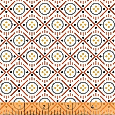 Uppercase Vol 2 by Janine Vangool : Button in Red : Windham