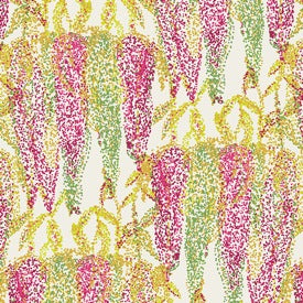 Millie Fleur by Bari J : Wisteria in Ochre Pink : Art Gallery