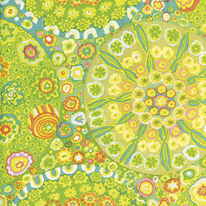 Kaffe Fassett : Millefiore in Green : Free Spirit