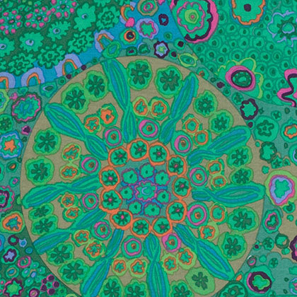 Kaffe Fassett : Millefiore in Jade : Free Spirit