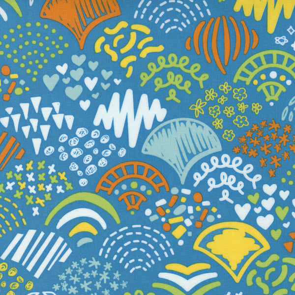 Creativity Glows by Creativity Shell : 47530-18 Turquoise : Moda