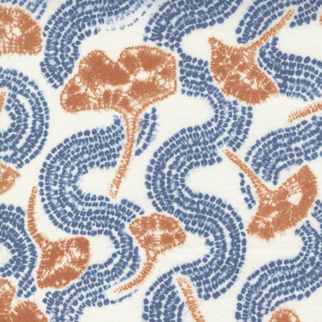 Kawa by Debbie Maddy : 48081-18 Porcelain Pacific Blue : Moda