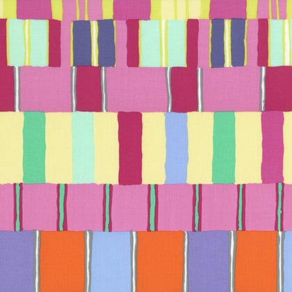 Artisan by Kaffe Fassett : Layered Stripe in Pink : Free Spirit