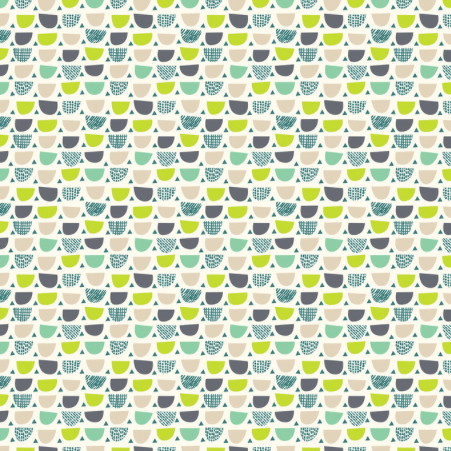 Rain Forest by Katy Tanis : Seeds in Taupe : Blend