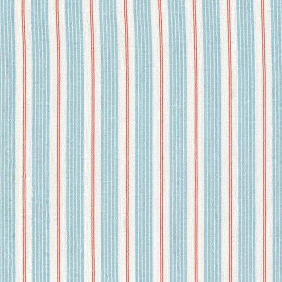 Best of Sarah Jane : Racer Stripes in Aqua : Michael Miller