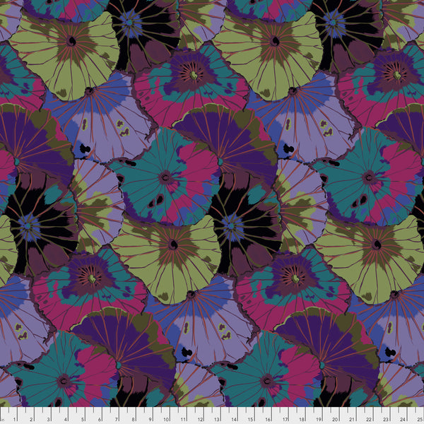 Kaffe Fassett : Lotus Leaf in Dark : Free Spirit
