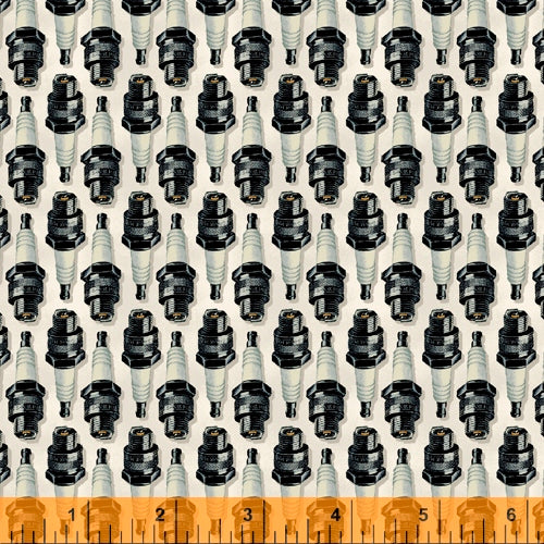 Born to Ride by Rosemarie Lavin : Sparkplugs in Cream : Windham