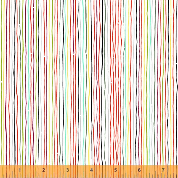 Merry and Mod by Natalie Barnes : Candy Cane Stripe in Multi : Windham