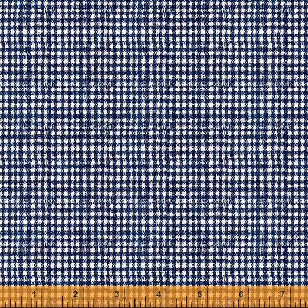 Midnight by Whistler Studios : Gingham in Indigo : Windham