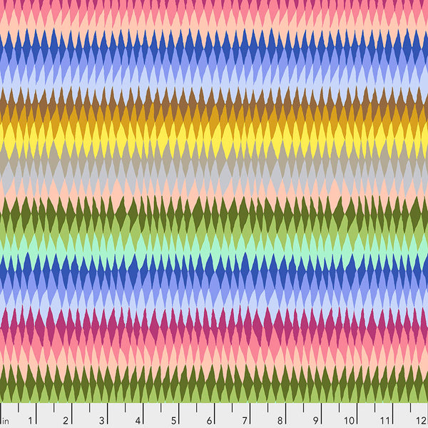 Kaffe Fassett : Diamond Stripe in Multi : Free Spirit