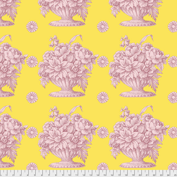 Kaffe Fassett : Stone Flower in Yellow : Free Spirit