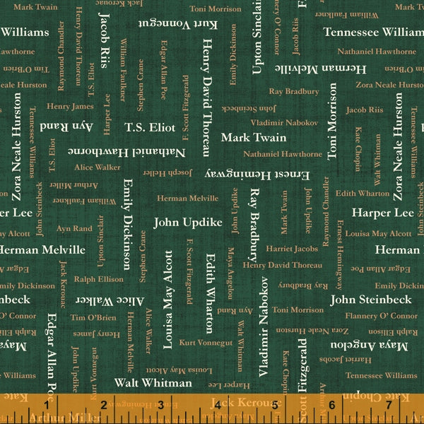 Well Read by Whistler Studios : American Author in Marble Green : Windham