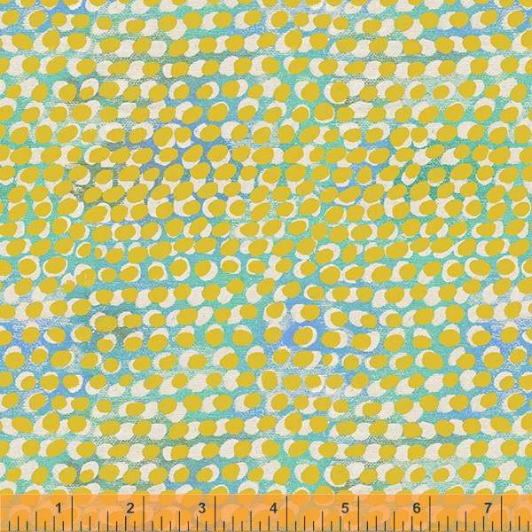 Happy by Carrie Bloomston : Layered Dot in Mustard : Windham