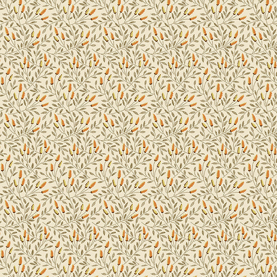 Lady Tulip by Laundry Basket Quilts : Reed in Desert Sand : Andover