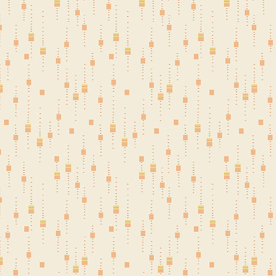 Lady Tulip by Laundry Basket Quilts : Leisurely Stroll in Melon : Andover