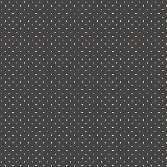 Moonstone by Laundry Basket Quilts : Poppy Seeds in Midnight : Andover