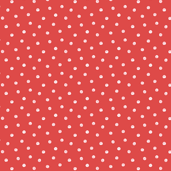 Lovebirds by Two Can Art : Dots in Red : Andover