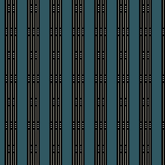 Fabric From the Attic by Giucy Giuce : Throughline in Peacock : Andover