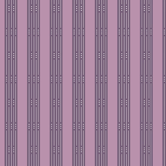 Fabric From the Attic by Giucy Giuce : Throughline in Plum : Andover