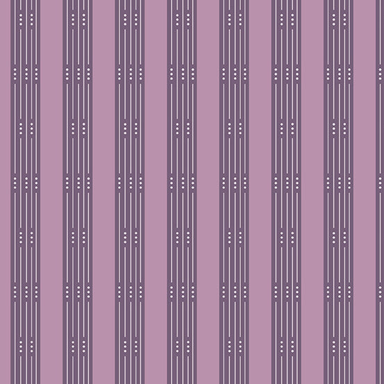 Fabric From the Attic by Giucy Giuce : Throughline in Plum : Andover