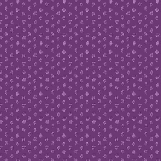 Century Rainbow : Hatched Circle in Plum : Andover