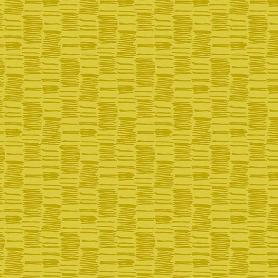 Century Rainbow : Hatched Stripe in Sulfur : Andover