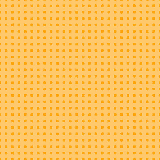 Century Rainbow : Small Squares in Mango : Andover