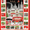 London Christmas by Makower UK : London Advent Calendar : Andover