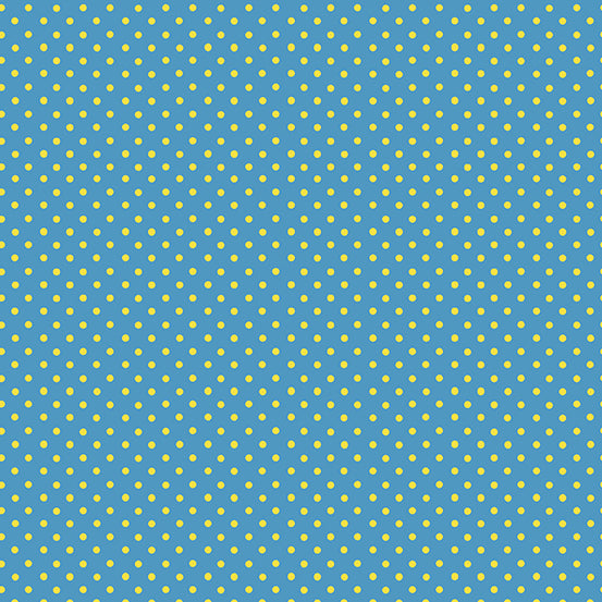 Pool Party by Makower UK : Spot in Blue Yellow : Andover