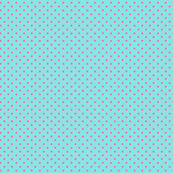 Pool Party by Makower UK : Spot in Teal Pink : Andover