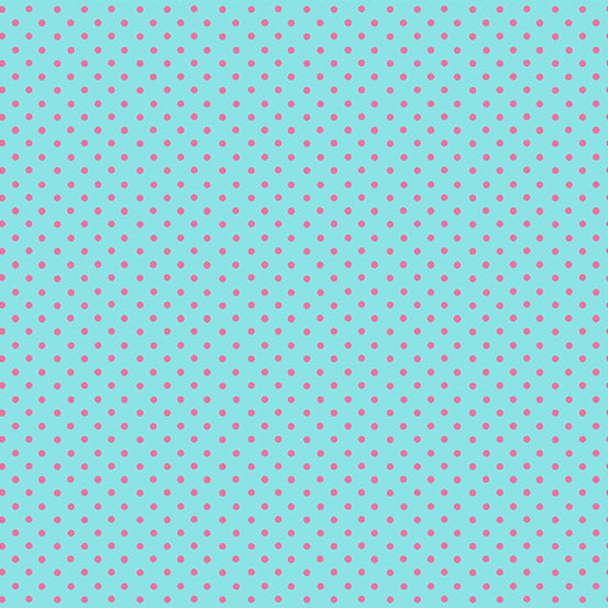 Pool Party by Makower UK : Spot in Teal Pink : Andover