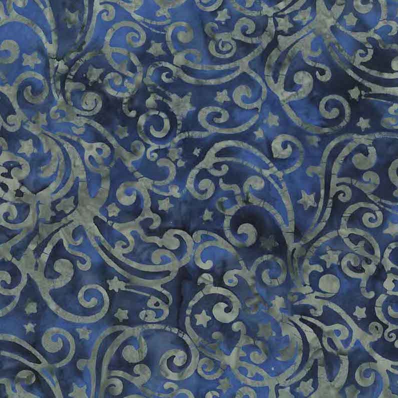 Bandana USA : 80672-45 Royal Blue : Banyan Batiks