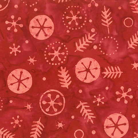 Winter Wonder-Holly by Patrick Lose : 80823-24 Red : Banyan Batiks