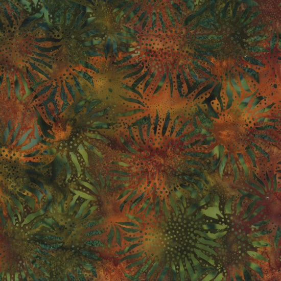 bali-chop-sunflower-in-autumn-hoffman-batiks