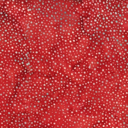 Bali Dots : Red : Hoffman : Batik