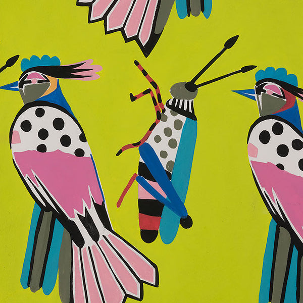 Wish You Were Here : Falcon in Lime : Alexander Henry