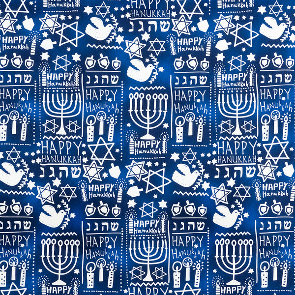 Happy Hanukkah! : 8 Days in Dark Blue : Riley Blake