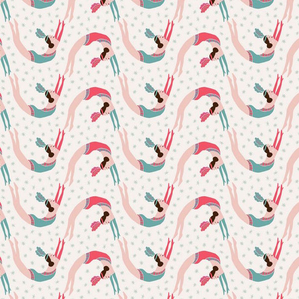 Vintage Circus : Acrobats in White : Lewis & Irene