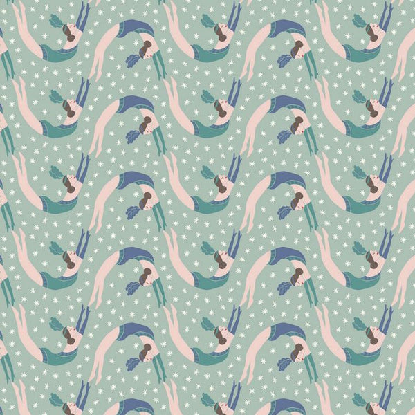 Vintage Circus : Acrobats in Blue : Lewis & Irene