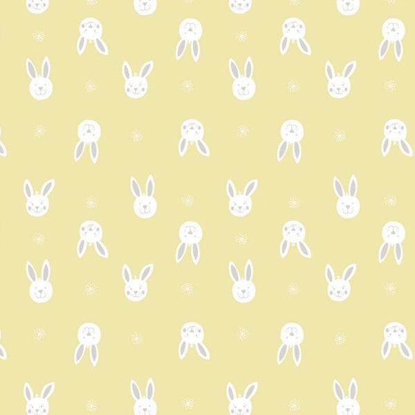 Bunny Garden : Leo Bunny on Yellow : Lewis & Irene