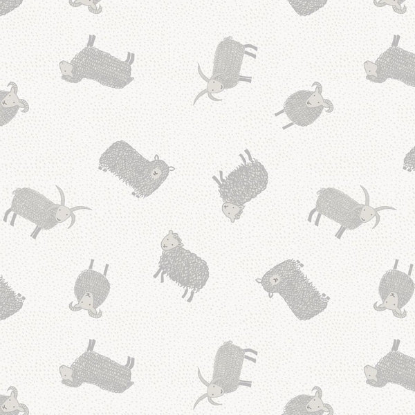 Country Life Reloved : Sheep on White : Lewis & Irene