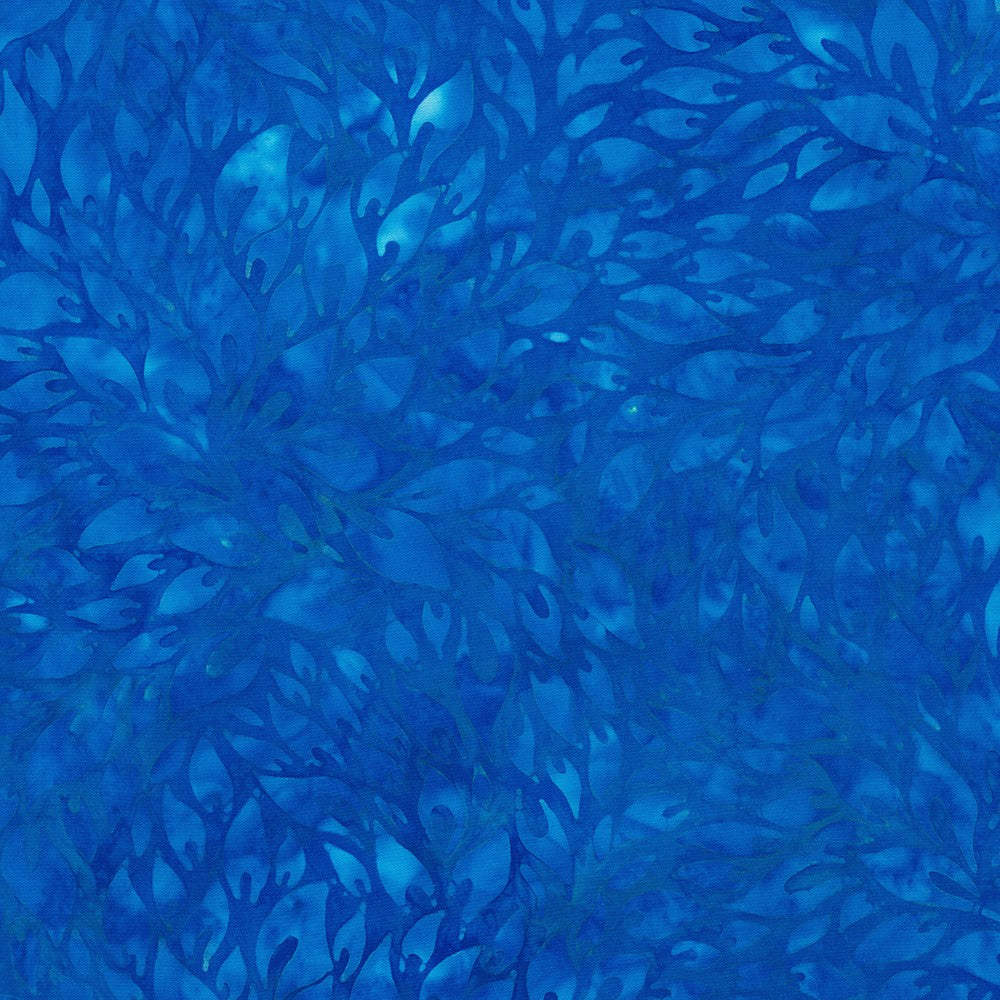 Artisan Batiks : Floral Wave : AMD-21625-71 Lagoon : Robert Kaufman