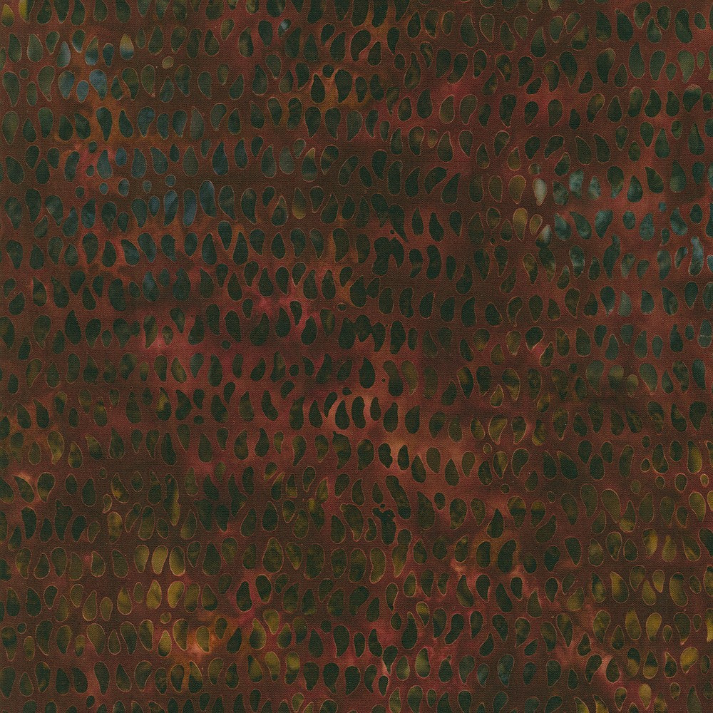 Artisan Batiks : Sunrise Blossoms : AMD-21632-342 Chestnut : Robert Kaufman